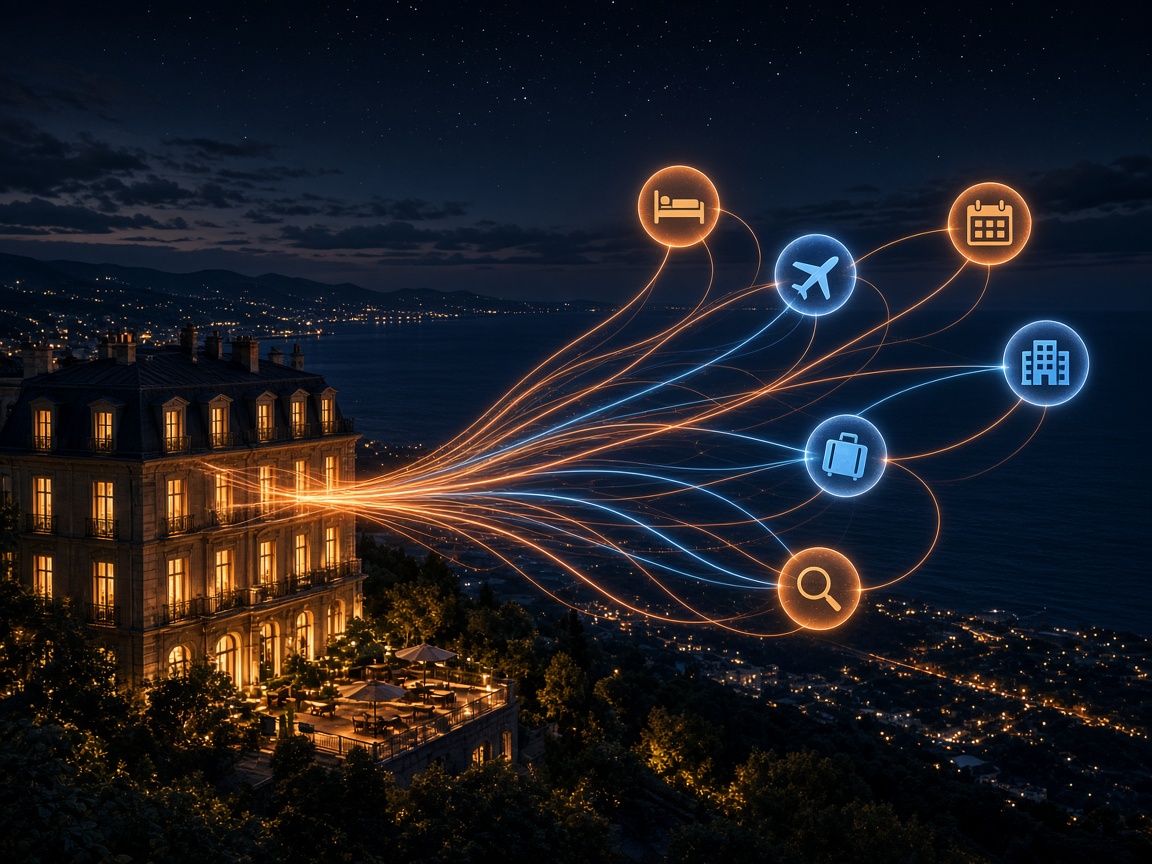 Connected travel booking channels